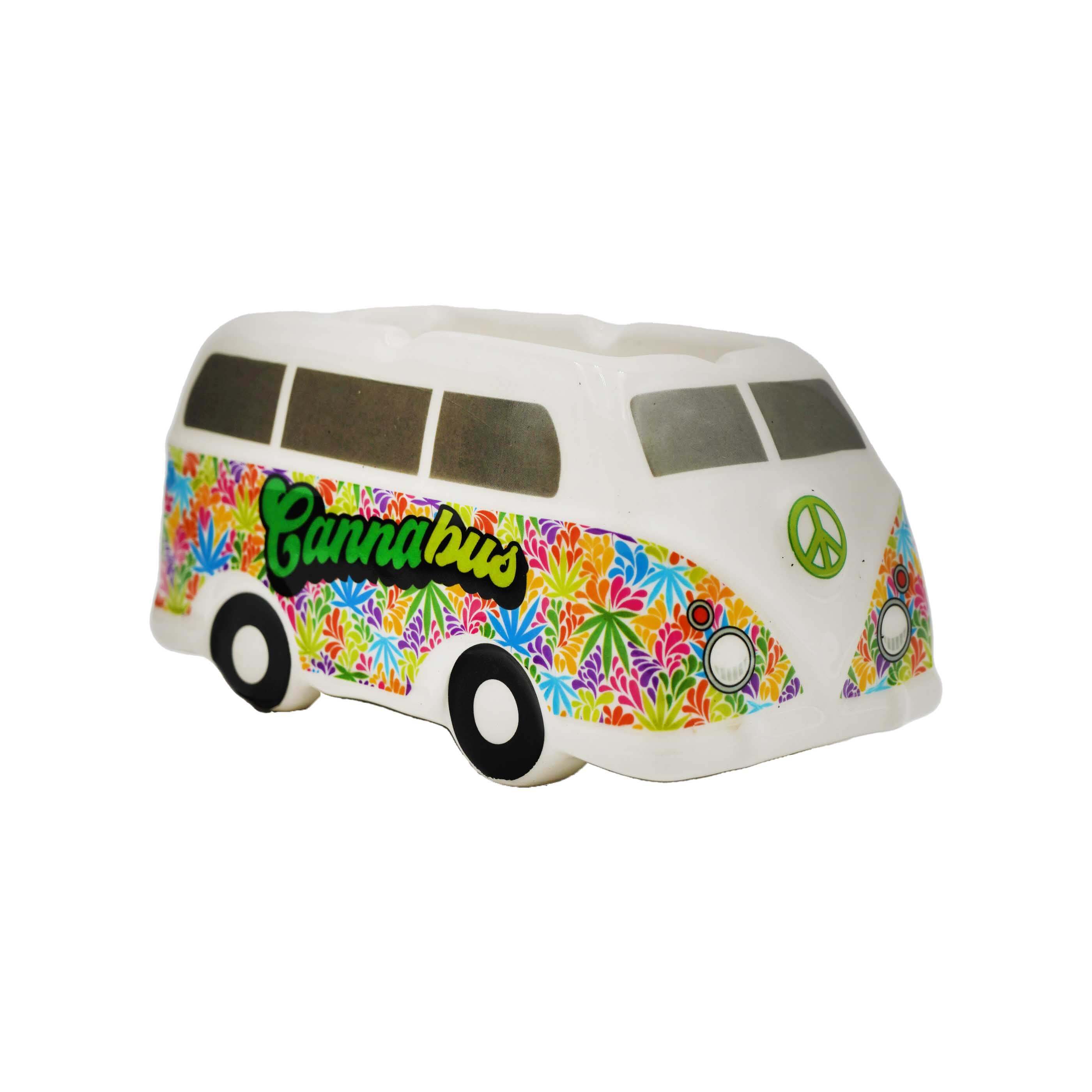 Fujima Hippie Bus Ceramic Ashtray (LT219) | 5 inch product image